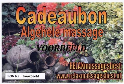 cadeaubon massage